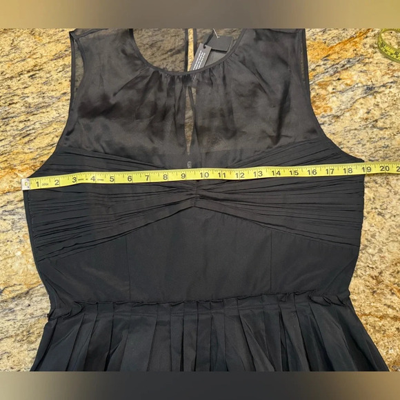 NWT Black Club Monaco Fit and Flare Black Dress Size 8 - Picture 8 of 10